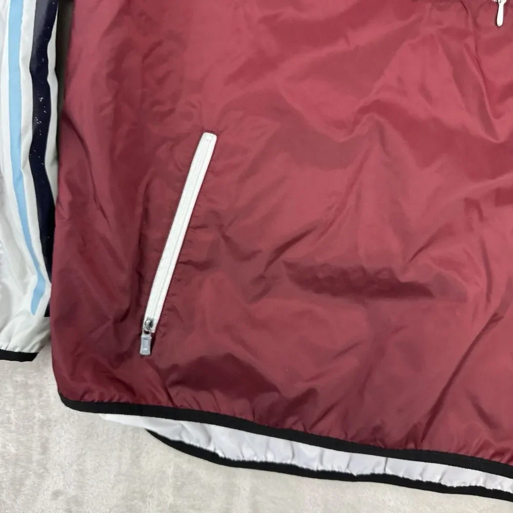 Vintage Nike Baseball Zip Pullover Windbreaker Jacket Mens Size‎ Medium Pockets